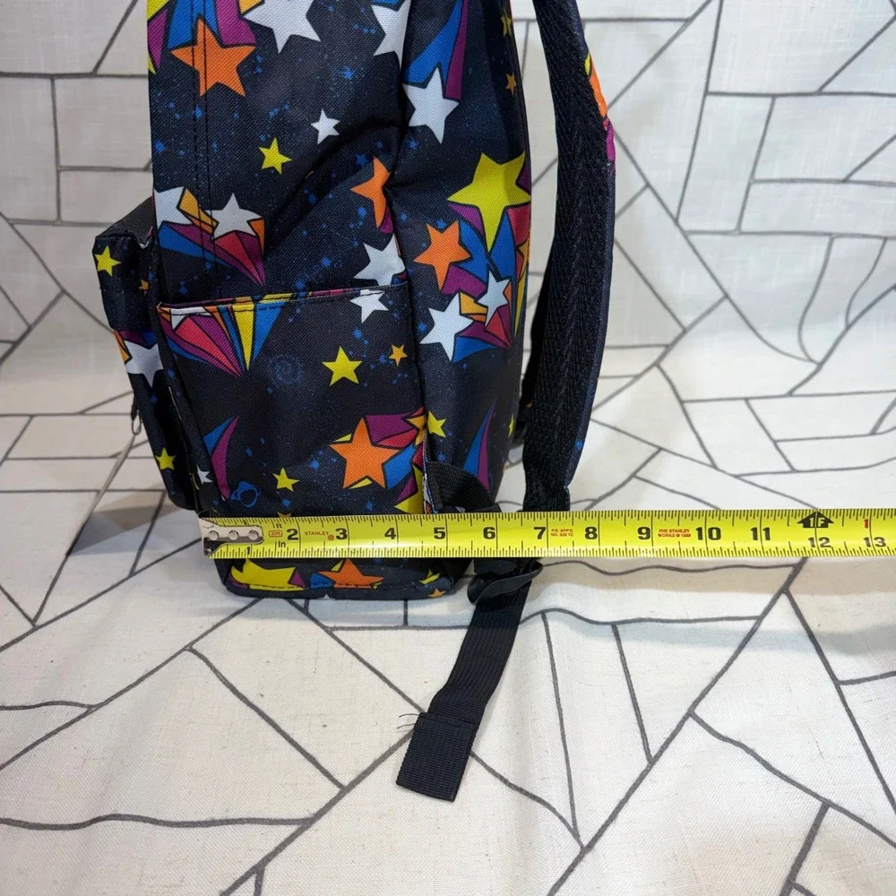 Two Left Feet Backpack Kids Small Black Star Power Galaxy Padded Tech Pod NWT